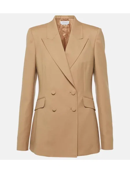 Sacou Gabriela Hearst din cașmir maro