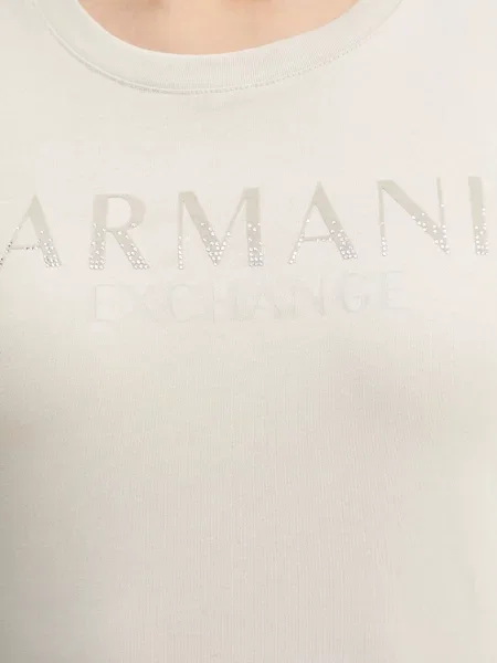 Футболка Armani Exchange бежевая
