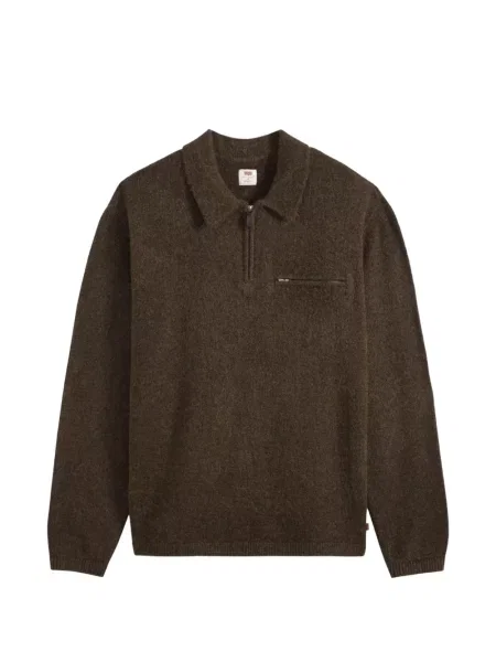 Gulerat tricou polo Levi's® maro