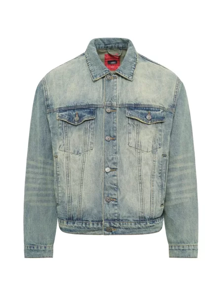 Geacă de blugi Kidsuper cu broderie albastru
