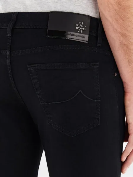 Blugi Jacob Cohen Academy cu 5 buzunare negru