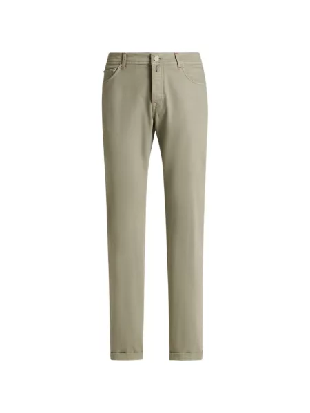 Blugi Kiton cu 5 buzunare stretch gri