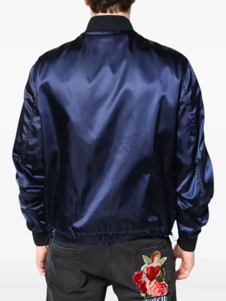 Geacă bomber Dolce & Gabbana albastru