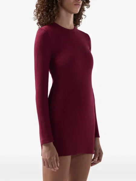 Rochie maxi Gcds lungă de costum roșu