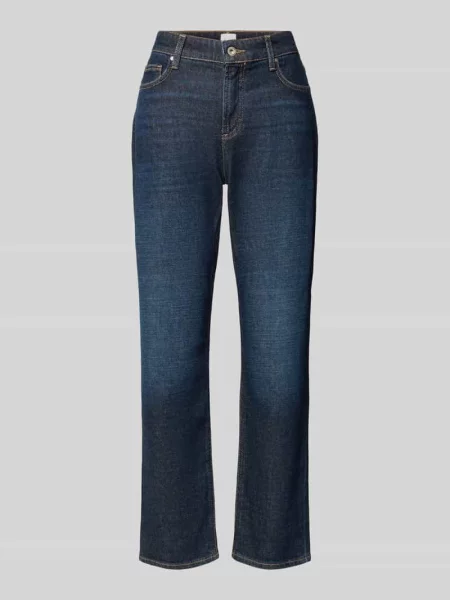 Brax Jeansy Straight Madison S blau granatowe