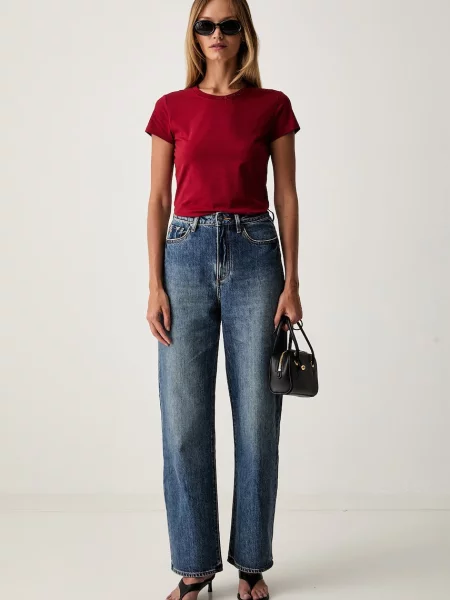 Armani Exchange tricou basic pentru femei din cu