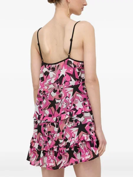 Rochie mini Silvian Heach cu imagine roz