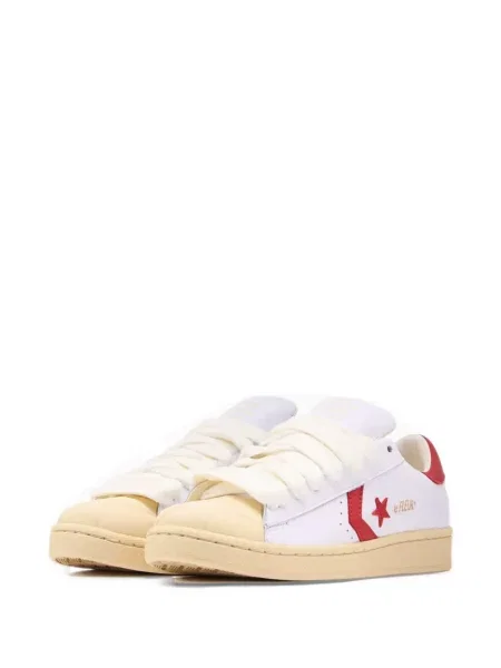 Golf sneakerși Converse Pro Leather din piele alb