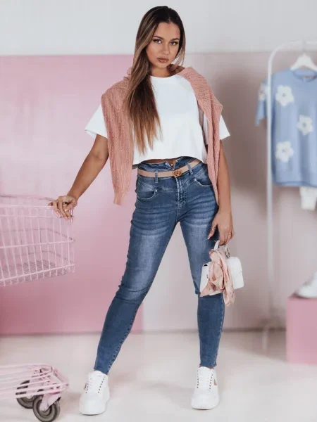 Blugi skinny Dstreet albastru