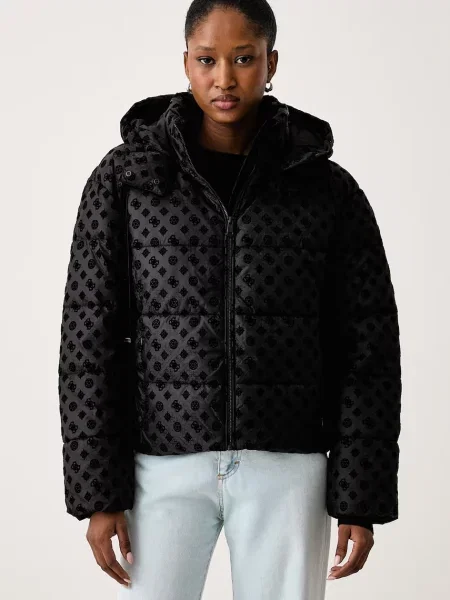 Guess Geacă de iarnă negru