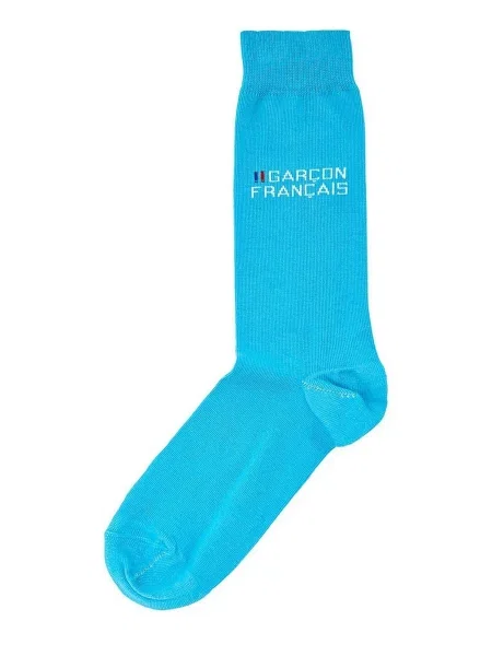 Носки Garcon Francais голубые