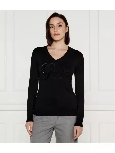 GUESS Pulover MEGAN negru