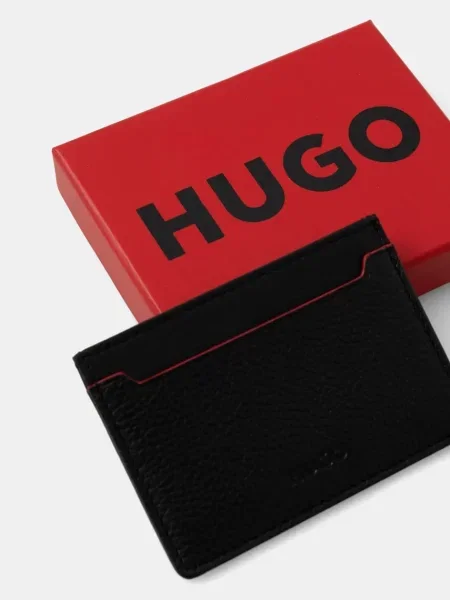 Portofel Hugo din piele negru
