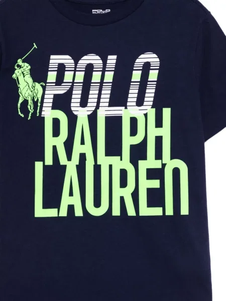 Koszulka polo dziecięca Polo Ralph Lauren niebieska