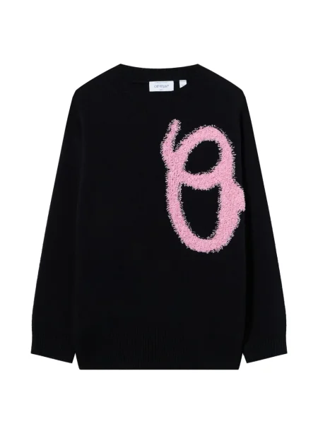Pulover Off-white alb