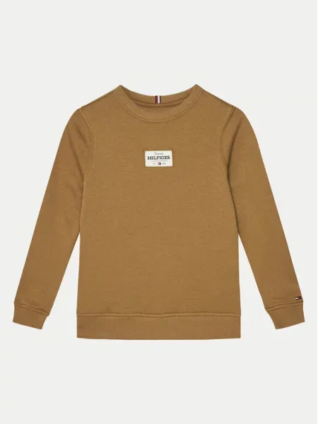 Mikina Tommy Hilfiger hnědá