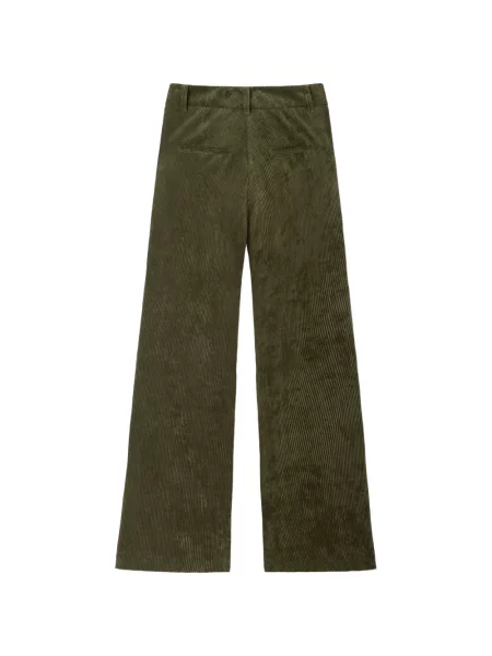 Pantaloni Cambio de catifea cord verde