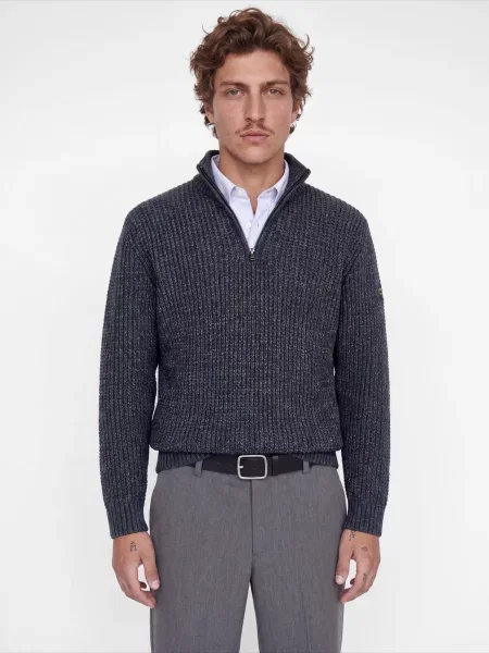 JACK & JONES Pulover JJROOSTER noapte albastru