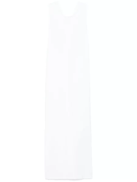 Rochie midi Loulou Studio până la genunchi de costum alb