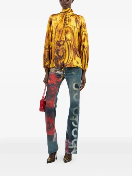 Блуза Roberto Cavalli жълто
