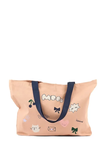Liewood kabelka typu tote detská Big Totebag oranžová