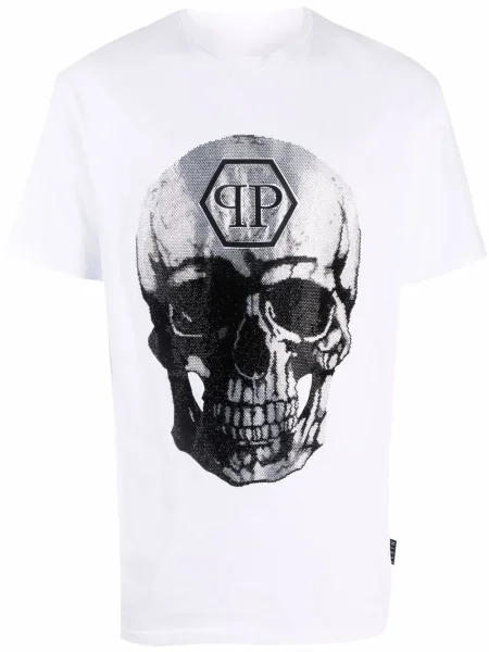 Tricou Philipp Plein alb