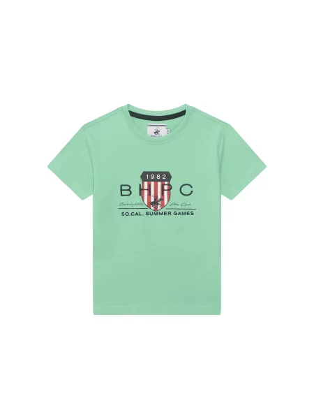 Beverly Hills Polo Club T-shirt Regular Fit zelena