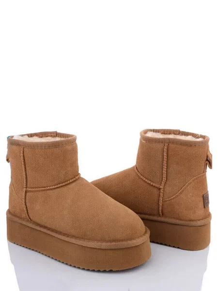 Замшевые сапоги Caroc коричневые