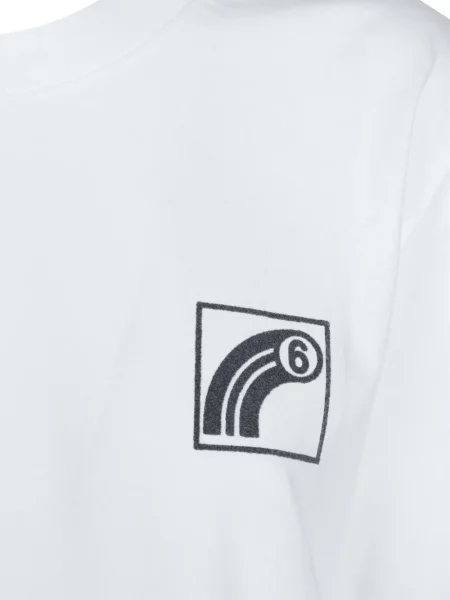 Tricou Mm6 Maison Margiela cu imagine alb