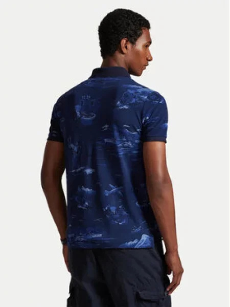 Polo Ralph Lauren Polo majica Mornarsko Custom modra