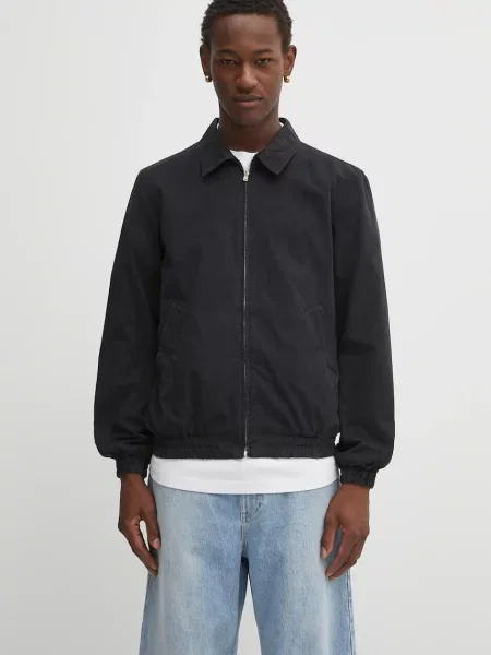 Košulja- jakna A.P.C. Blouson Gilbert za prijelazno razdoblje crna