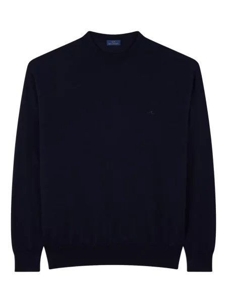 Pulover Paul & Shark cu broderie albastru