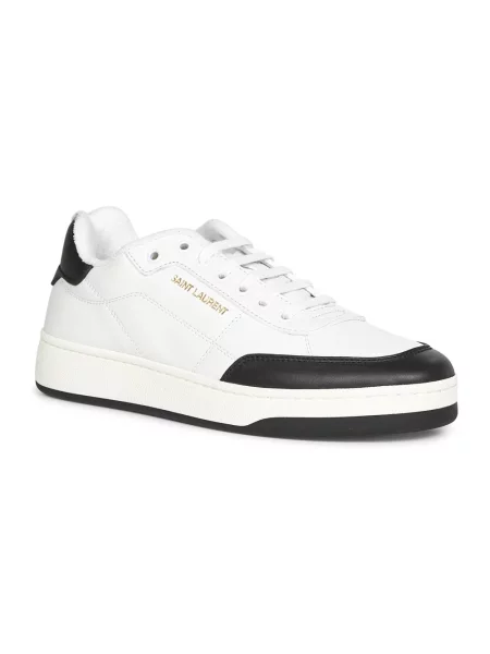 Sneakersy Saint Laurent skórzane białe