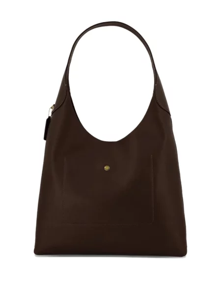 Geanta de piele Coach din piele maro