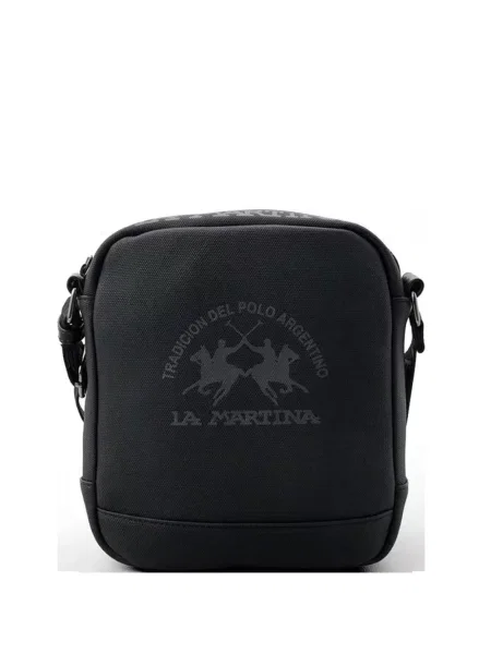 Geantă crossbody La Martina cu imagine negru