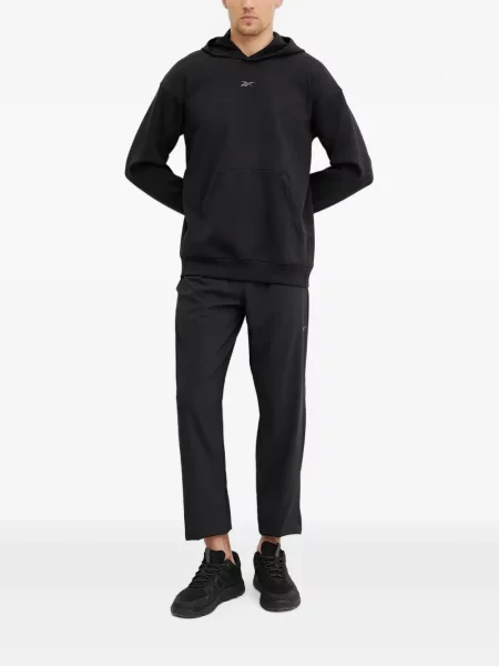 Hanorac cu glugă Reebok cu imagine negru