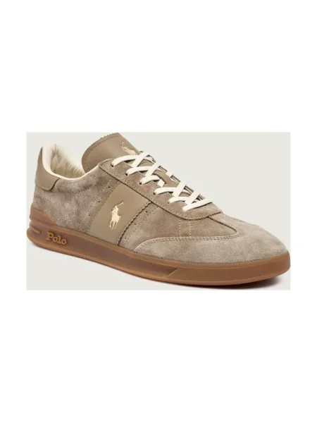 Polo Ralph Lauren sneakers din piele întoarsă Hrt Aera Pp bej