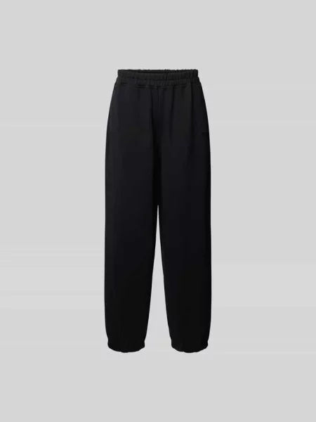 Spodnie dresowe z wyhaftowanym logo Vetements czarne