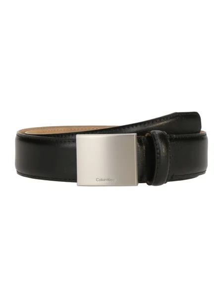 Pentru Bărbați Calvin Klein Logo Plaque Smooth negru