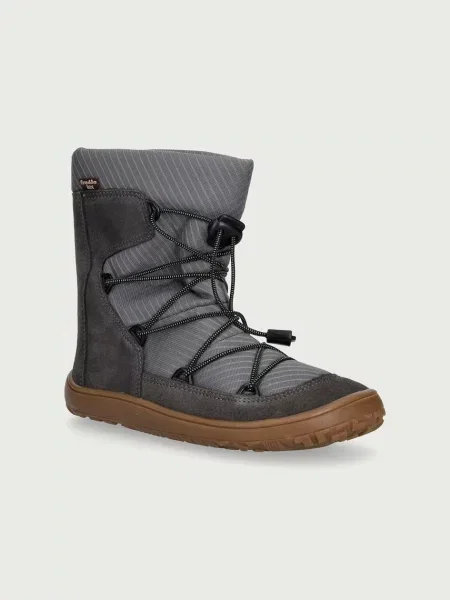 Froddo cizme de zăpadă pentru copii BAREFOOT TEX TRACK WOOL gri
