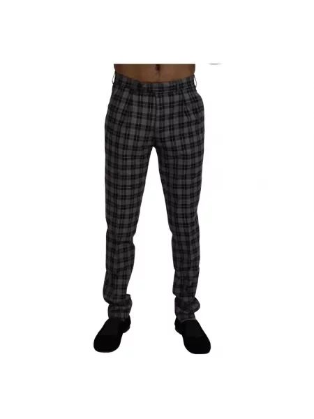 Сhinosy Bencivenga wełniane biznesowe szare