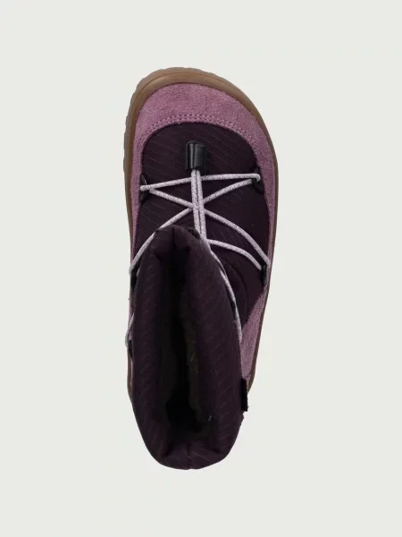 Froddo gyerek bőr téli cipő BAREFOOT TEX TRACK WOOL lila