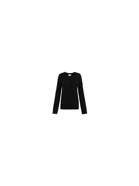 Sweter Parosh wełniany czarny