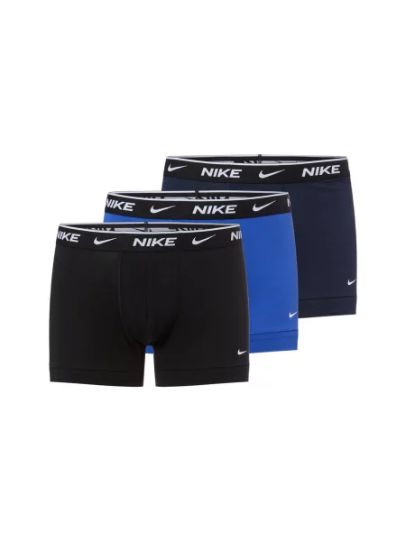 Nike Bokserki w Mężczyźni niebieski|czarny wzorzysty S czarne