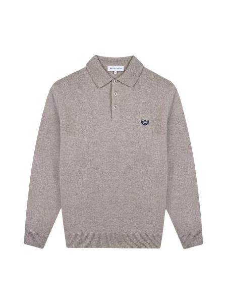 Koszulka Maison Labiche wełniana beżowa