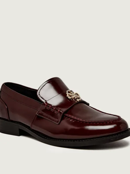 Pantofi loafer Guess bordo