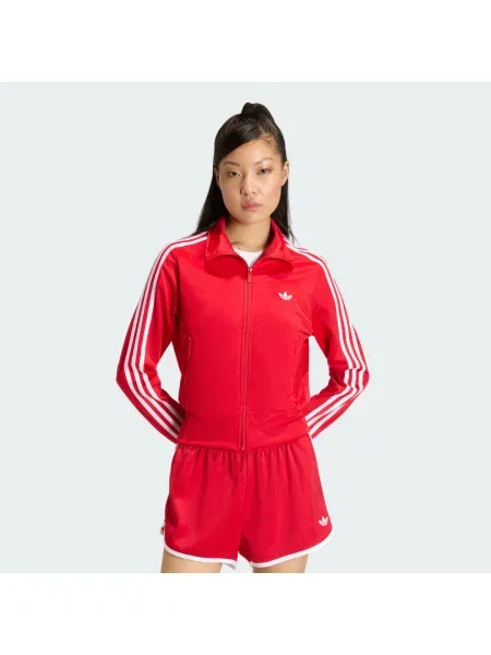 ADIDAS ORIGINALS Mikina Firebird Classic červená bílá