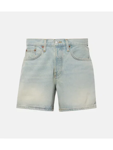 Pantaloni scurți din denim Re/done albastru