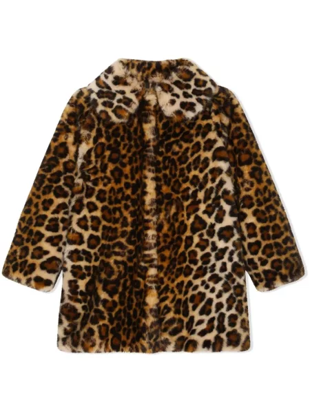 Dětské kožich Dolce & Gabbana hnědý