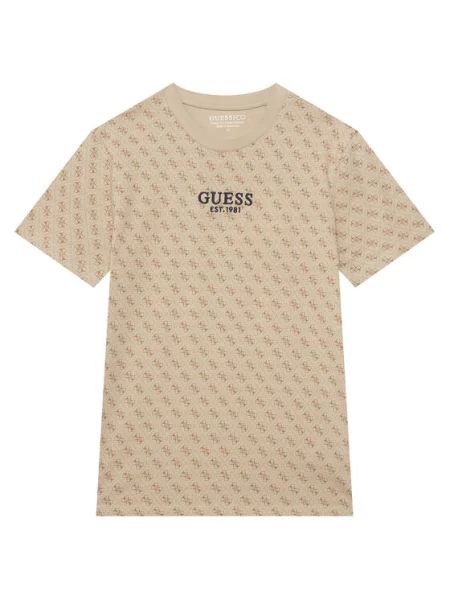 Dětské tričko Guess béžové